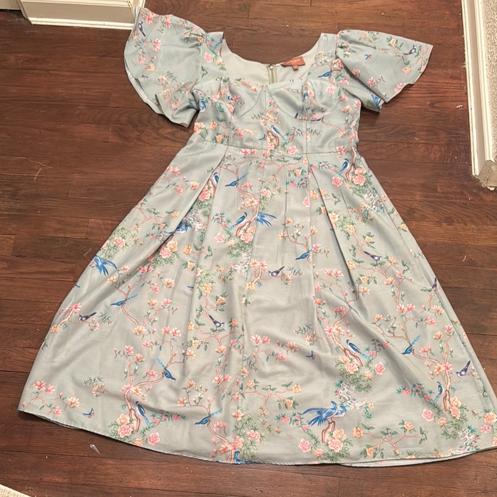 JessaKae Dress in Blue and Pink